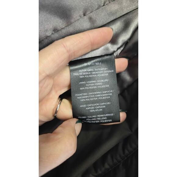 Creenstone Long Hooded A-Line Trench Coat Jacket Brown EU 36 / US S - Picture 3 of 6